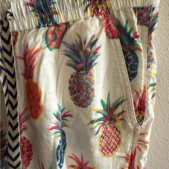 J. Crew Ratti Pineapple Seaside Multi Color Joggers Jogger Pants 2 - Picture 8 of 13